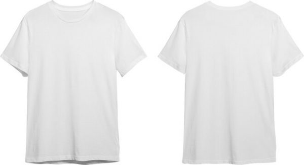 T-shirt simple blanc